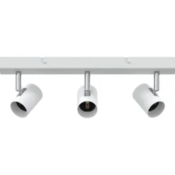 vidaXL Plafondspot met schijnwerpers Wit 38 x 6,5 x 11,5 cm Metaal