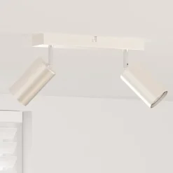 vidaXL Plafondspot met schijnwerpers Nikkel 26 x 6 x 16 cm Metaal