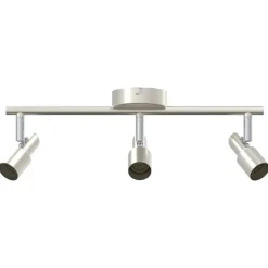 vidaXL Plafondspot met schijnwerpers Nikkel 39 x 10,5 x 10,5 cm Staal
