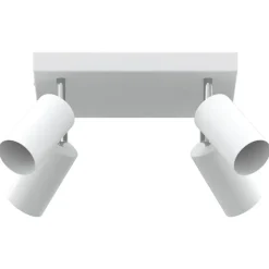 vidaXL Plafondspot met schijnwerpers Wit 26 x 26 x 16 cm Metaal
