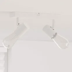vidaXL Plafondspot met schijnwerpers Wit 26 x 6,5 x 11,5 cm Metaal
