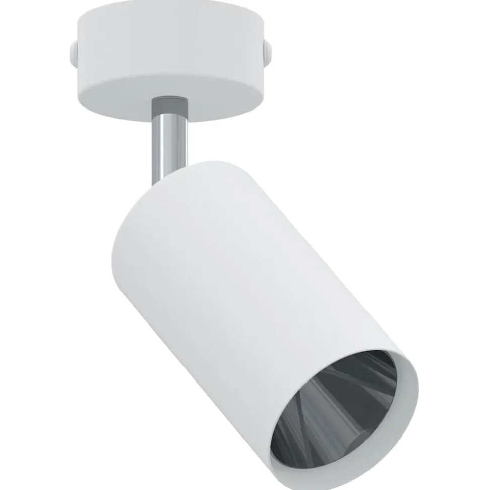 vidaXL Plafondspot met schijnwerpers Wit 6 x 6 x 16 cm Metaal