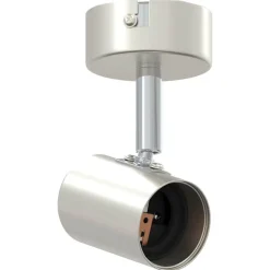 vidaXL Plafondspot met schijnwerpers Nikkel 6,5 x 6 x 11,5 cm Metaal