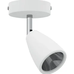 vidaXL Plafondspot met schijnwerpers Wit 25.5 x 8 x 16 cm Metaal