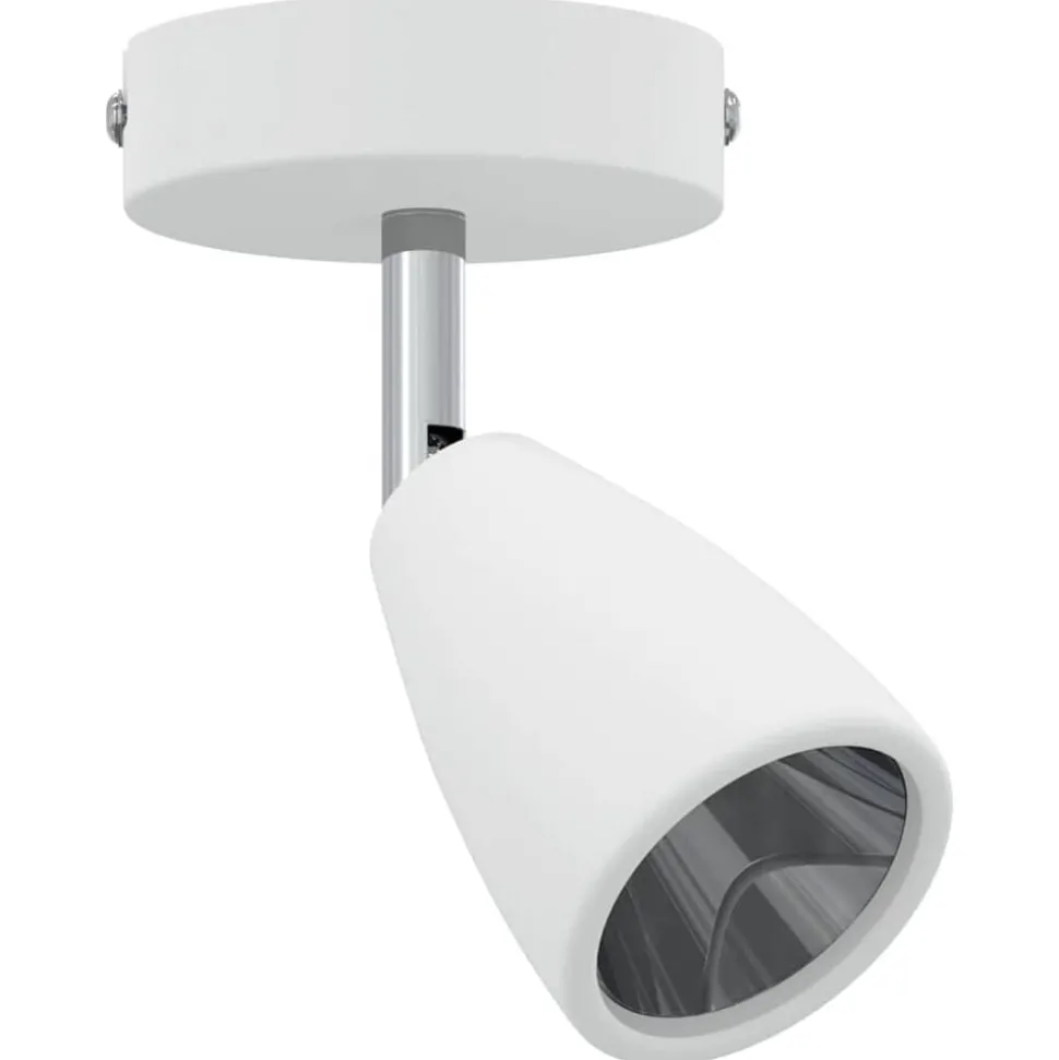 vidaXL Plafondspot met schijnwerpers Wit 25.5 x 8 x 16 cm Metaal