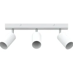 vidaXL Plafondspot met schijnwerpers Wit 38 x 6 x 16 cm Metaal