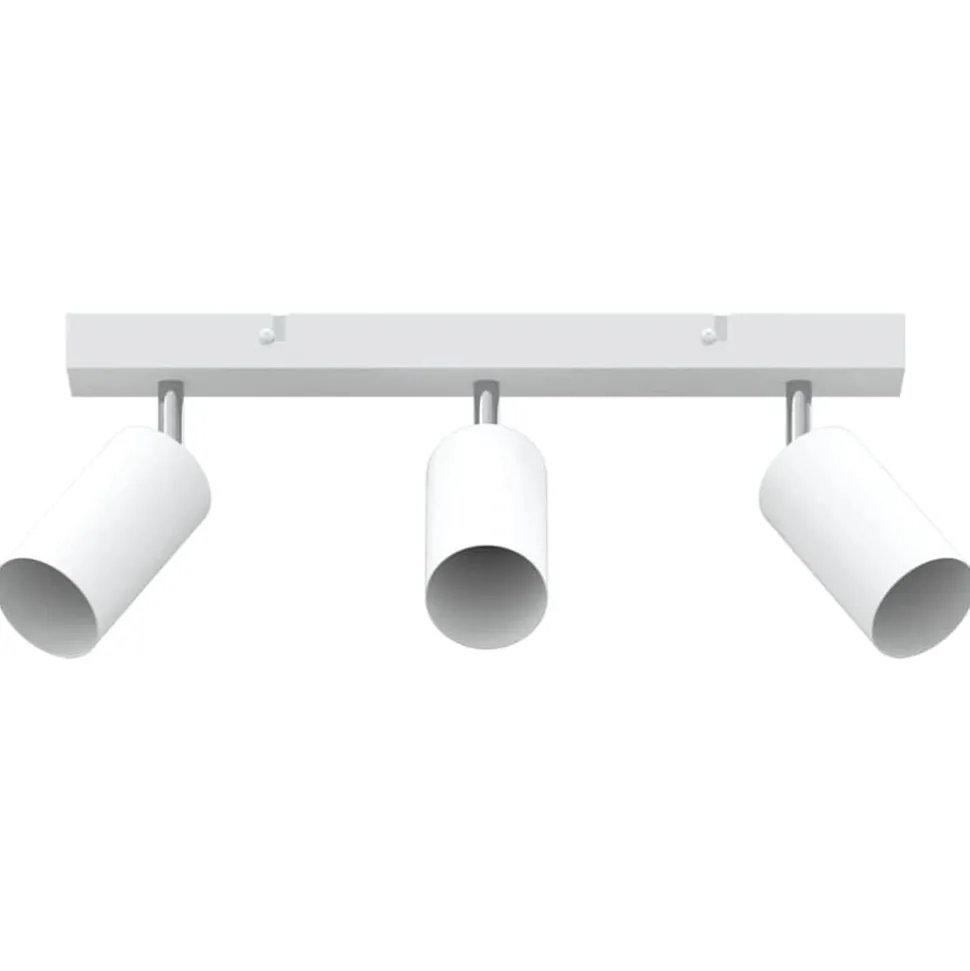 vidaXL Plafondspot met schijnwerpers Wit 38 x 6 x 16 cm Metaal
