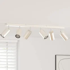 vidaXL Plafondspot met schijnwerpers Nikkel 73 x 6 x 16 cm Metaal