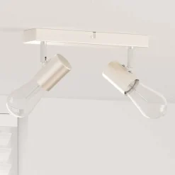 vidaXL Plafondspot met schijnwerpers Nikkel 26 x 6,5 x 11,5 cm Metaal
