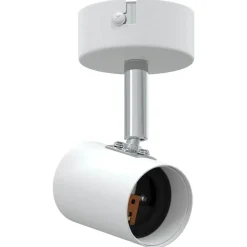 vidaXL Plafondspot met schijnwerpers Wit 6,5 x 6 x 11,5 cm Metaal