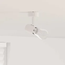 vidaXL Plafondspot met schijnwerpers Wit 6,5 x 6 x 11,5 cm Metaal