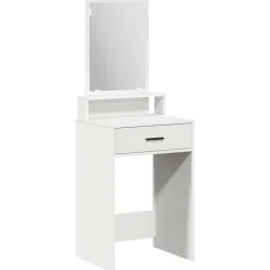 vidaXL Plafondtafel met lade Wit 50 x 41 x 140 cm Bewerkt hout