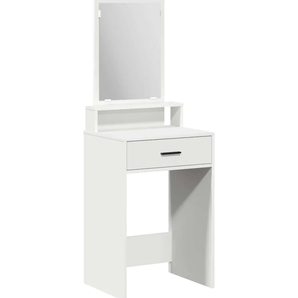 vidaXL Plafondtafel met lade Wit 50 x 41 x 140 cm Bewerkt hout