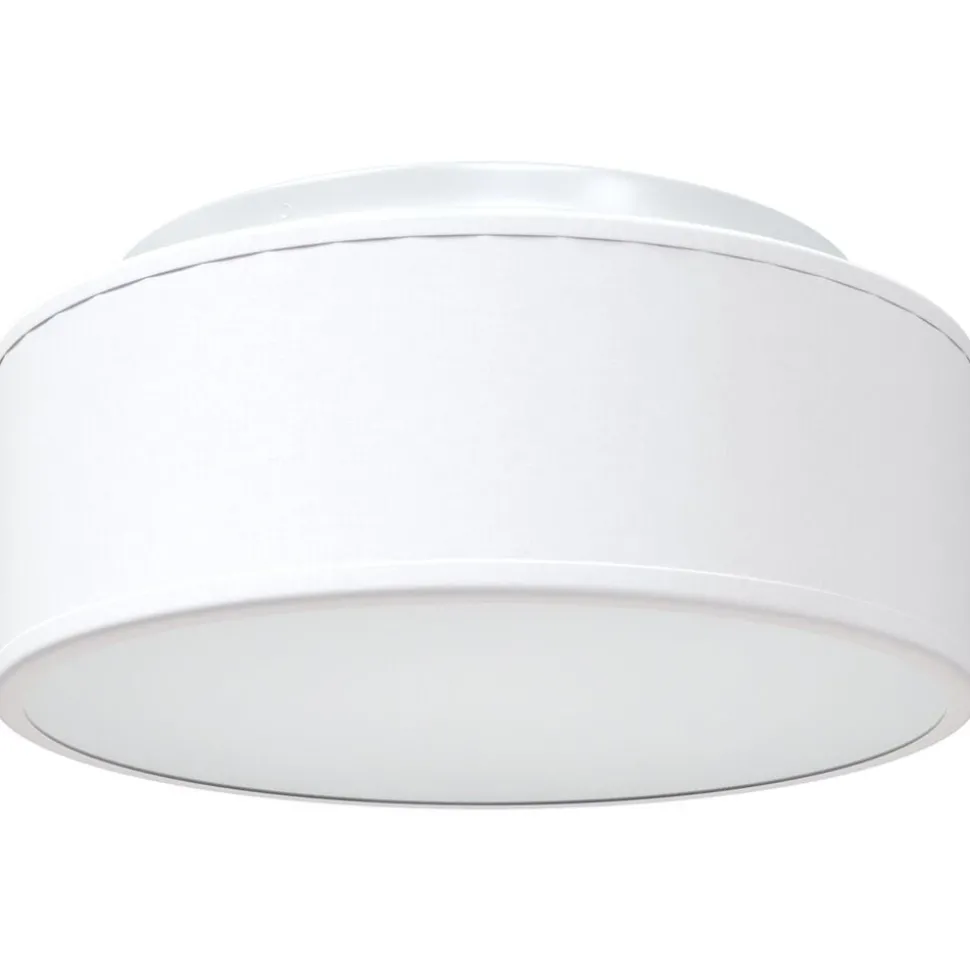 vidaXL Plafonnière met schijnwerpers Wit 30 x 30 x 13,5 cm Stof