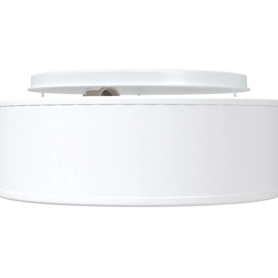 vidaXL Plafonnière met schijnwerpers Wit 30 x 30 x 13,5 cm Stof