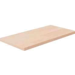 vidaXL Plank 40x20x1,5 cm onbehandeld massief eikenhout