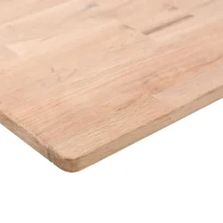 vidaXL Plank 40x20x1,5 cm onbehandeld massief eikenhout
