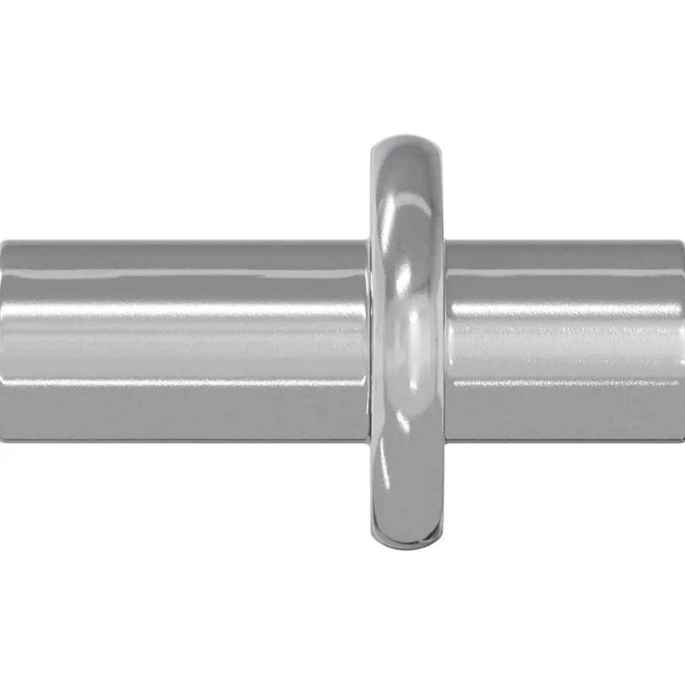 vidaXL Plankhaak 2 pcs Zilver 8,6 x 8,6 x 14,6 mm Staal