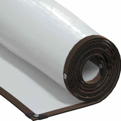vidaXL Plantenafdekking met zeilringen 1x3 m polyethyleen