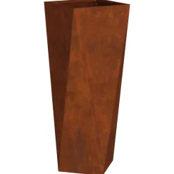 vidaXL Plantenbak Roestig 30 x 30 x 75 cm Cortenstaal