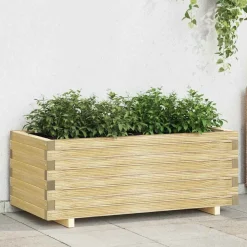 vidaXL Plantenbak verhoogd rechthoekig 100x50x40 cm hout