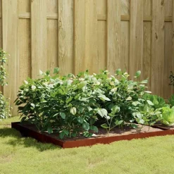 vidaXL Plantenbak verhoogd 100x100x18,5 cm cortenstaal