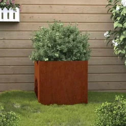 vidaXL Plantenbak 32x30x29 cm cortenstaal