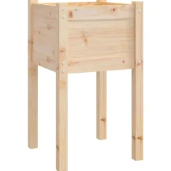 vidaXL Plantenbak 50x50x70 cm massief grenenhout