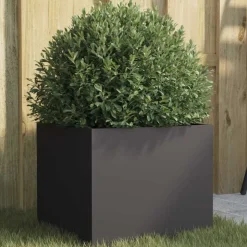 vidaXL Plantenbak 32x30x29 cm staal zwart
