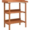 vidaXL Plantenstandaard 76x37x89 cm vurenhout