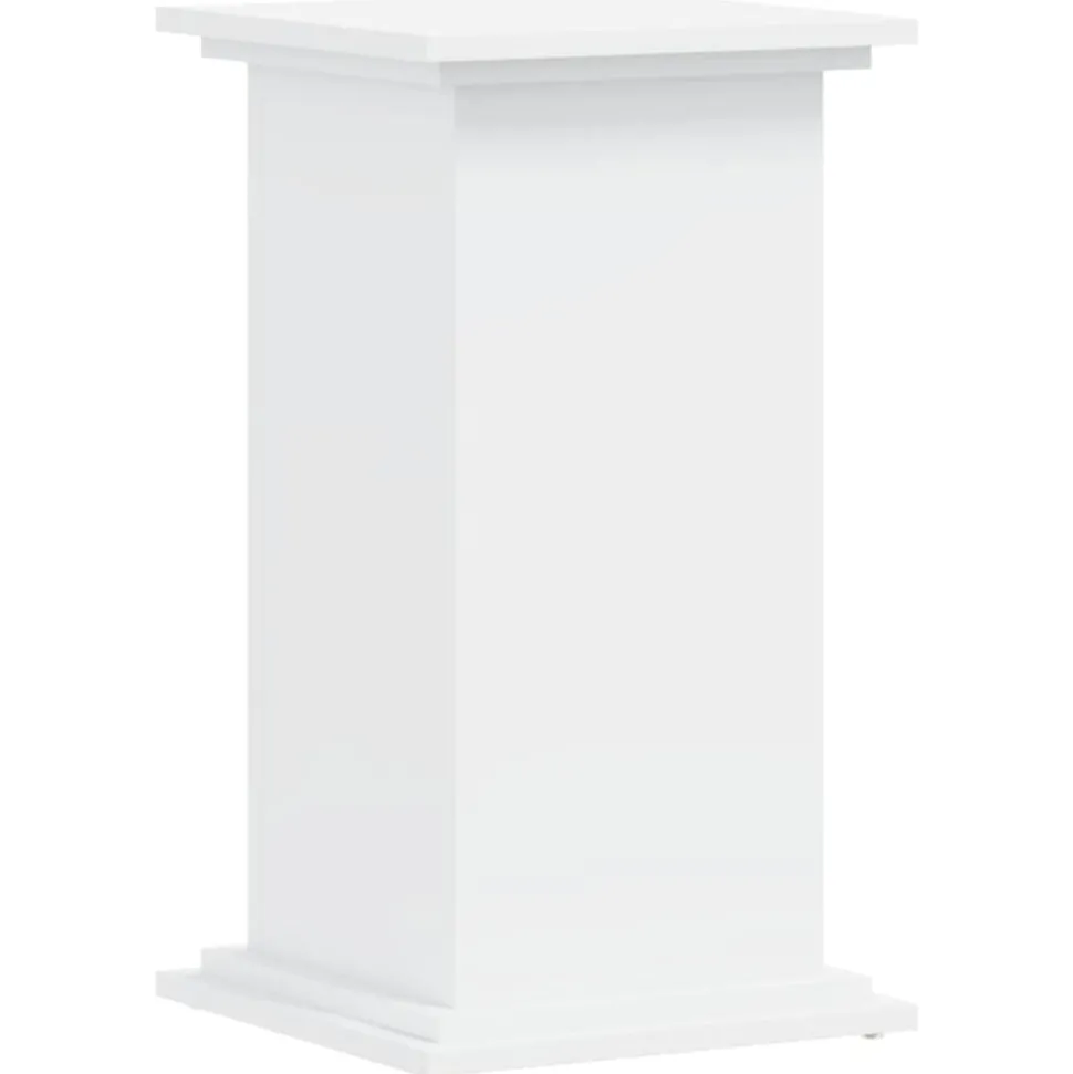 vidaXL Plantenstandaard 33x33x60 cm bewerkt hout wit