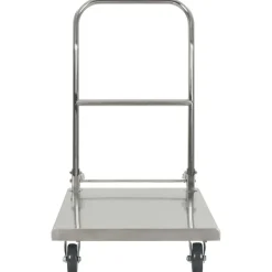 vidaXL Platformwagen 82x53x86 cm roestvrij staal zilverkleurig