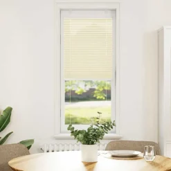 vidaXL Plissé rolgordijn 40x100 cm stofbreedte 39,4 cm polyester crème