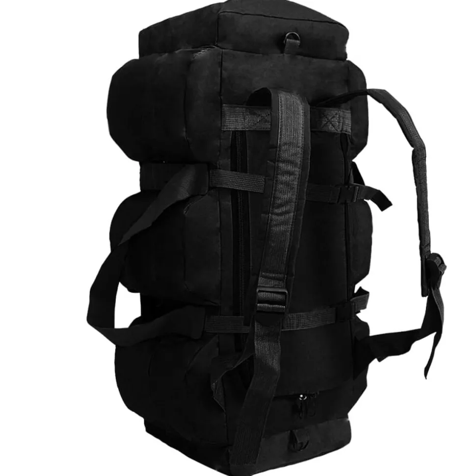 vidaXL Plunjezak 3-in-1 legerstijl 45 L zwart