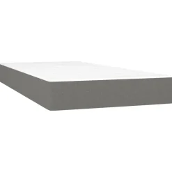 vidaXL Pocketveringmatras medium 80x200x20 cm stof donkergrijs
