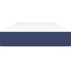 vidaXL Pocketveringmatras medium 80x200x20 cm stof blauw