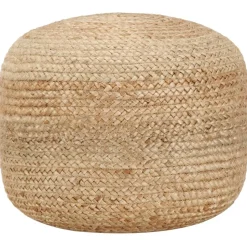 vidaXL Poef handgemaakt 45x30 cm jute