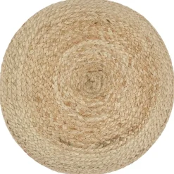 vidaXL Poef handgemaakt 45x30 cm jute