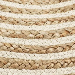 vidaXL Poef handgemaakt 45x30 cm jute