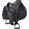 vidaXL Ponyzadel set 10" zwart