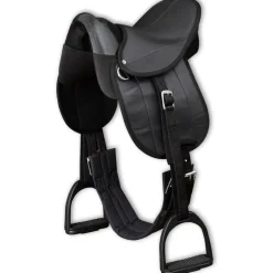 vidaXL Ponyzadel set 10" zwart