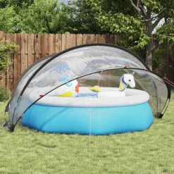 vidaXL Pooldome Doorzichtig 336 x 322 x 160 cm PVC