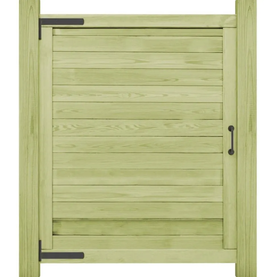 vidaXL Poort 125x100 cm geïmpregneerd grenenhout