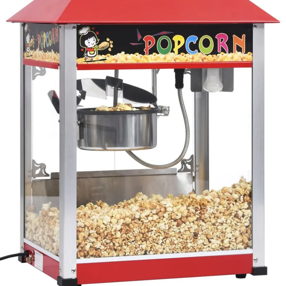 vidaXL Popcornmaker met teflonpan 1400 W