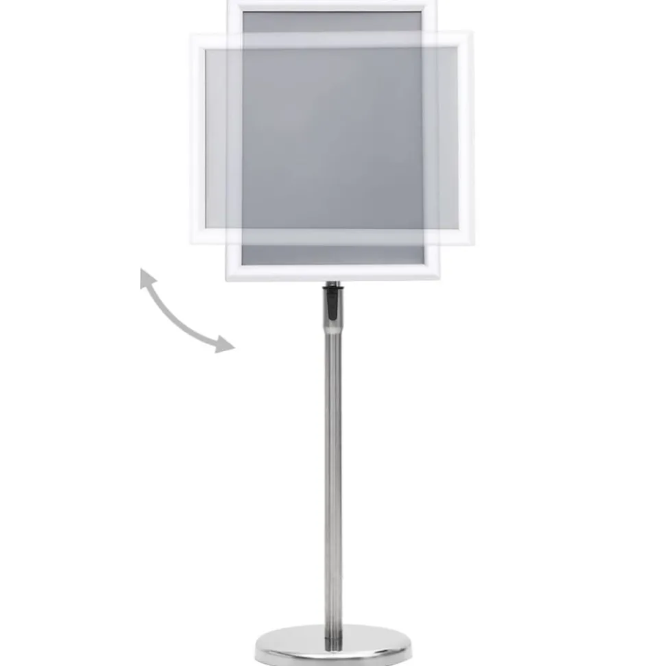 vidaXL Posterstandaard A3 aluminiumlegering zilverkleurig