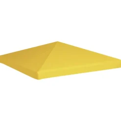 vidaXL Prieeldak 270 g/m² 3x3 m geel
