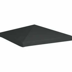 vidaXL Prieeldak 310 g/m² 3x3 m grijs