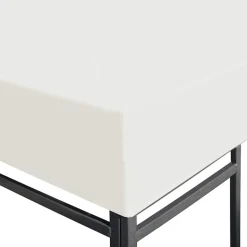 vidaXL Prieeldak 310 g/m² 3x3 m crèmewit