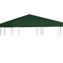 vidaXL Prieeldak 310 g/m² 3x3 m groen