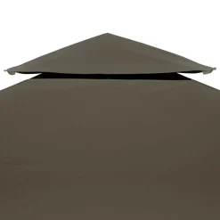 vidaXL Prieeldak 2-laags 310 g/m² 3x3m taupe